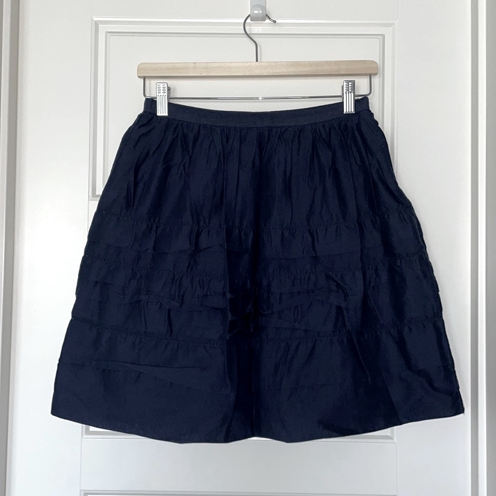 NWOT GAP blue striped skirt